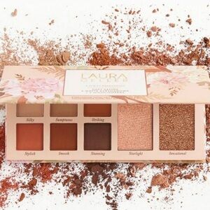 NIB Laura Geller Eyeshadow Palette - Flores essentials, soft satin